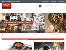 Tablet Screenshot of horeca-groothandel.com